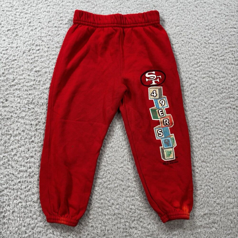 Vintage 1995 San Francisco 49ers Toddler Kids Sweat Pants NFL